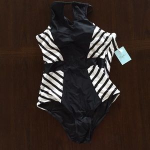 Cupshe Office Lady Cross swimsuit